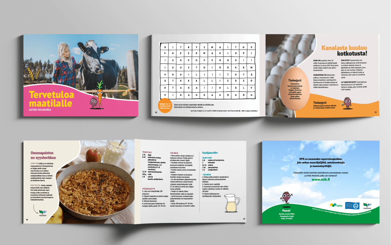 MTK:n puuhakirja Tervetuloa maatilalle